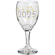 Cristar 2025 New Years Wine Glass