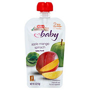 H-E-B Baby Food Pouch - Apple Mango & Spinach