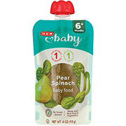H-E-B Baby Pear Spinach Pouch