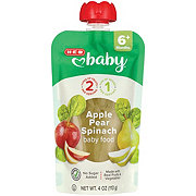 H-E-B Baby Food Pouch – Apple Pear & Spinach