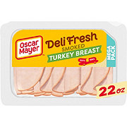 Oscar Mayer Deli Fresh Smoked Sliced Turkey Breast Lunch Meat - Mega Pack