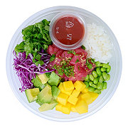 H-E-B Sushiya Tuna Poke Bowl with White Rice & Spicy Sauce