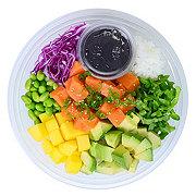 H-E-B Sushiya Crunchy California Poke Bowl with White Rice & Garlic Onion Sauce