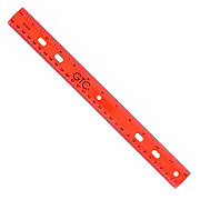 GTC Plastic Ruler, Red - Shop Tools & Equipment at H-E-B