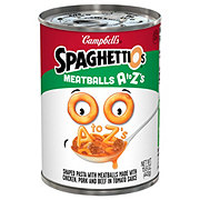 Campbell's SpaghettiOs A to Z's Canned Pasta with Meatballs