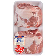 H-E-B Sirloin Pork Roasts, Bone In - Texas-Size Pack
