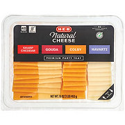 H-E-B Premium Sliced Cheese Party Tray