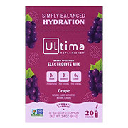 Ultima Replenisher Grape Electrolyte Hydration Powder Sticks