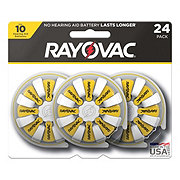 Rayovac Hearing Aid Size 10 Batteries