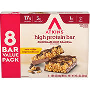 Atkins 17g Protein Meal Granola Bars - Chocolate Chip