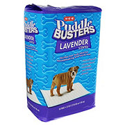 H-E-B Puddle Busters Quilted Pee Pads - Lavender Scented