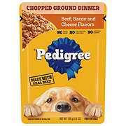 Pedigree Chopped Dinner Beef Bacon & Cheese Wet Dog Food