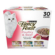 Fancy Feast Purina Fancy Feast Grilled Wet Cat Food Poultry and Beef Collection Wet Cat Food Variety Pack