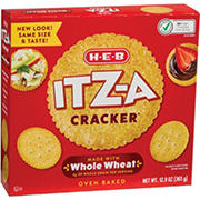 H-E-B Whole Wheat ITZ-A Crackers, 12.9 oz