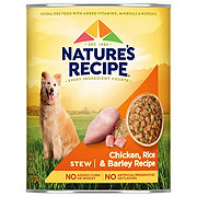 Nature's Recipe Stew Chicken Rice & Barley Wet Dog Food