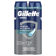 Gillette Series Shave Gel Twin Pack -  Moisturizing