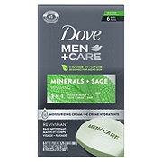 Dove Men+Care Minerals + Sage Body and Face Bar 6 pk