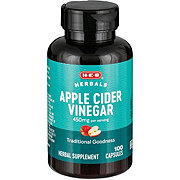 H-E-B Herbals Apple Cider Vinegar Capsules - 450 mg