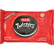 H-E-B Twisters Sandwich Cookies - Family-Size