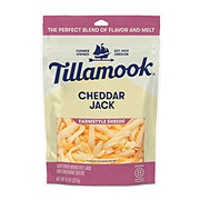 Tillamook Cheddar Jack Shredded Cheese Blend, Thick Cut