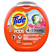 Tide Pods with Downy HE Laundry Detergent Pods, April Fresh, 104-count