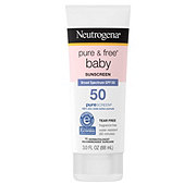 Neutrogena Pure & Free Baby Sunscreen - SPF 50