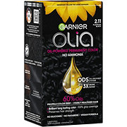 Garnier Olia Oil Powered Ammonia Free Permanent Hair Color 2.11 Platinum Black