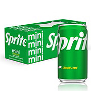 Sprite Mini Lemon-Lime Soda 7.5 oz Cans