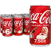 Coca-Cola Soda Soft Drink 6 pk Mini Cans