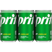 Sprite Lemon Lime Soda Soft Drink 6 pk Mini Cans