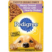 Pedigree Chopped Ground Dinner Meaty Ground Dinner with Hearty Chicken Wet Dog Food