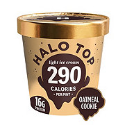 Halo Top 16g Protein Light Ice Cream - Oatmeal Cookie