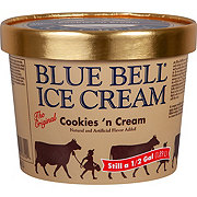 Blue Bell Cookies 'n Cream Ice Cream