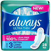 Always Ultra Thin Extra Heavy Overnight Pads - Size 5