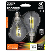 Feit Electric A15 60-Watt Dimmable LED Light Bulbs - Soft White