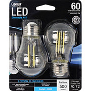 Feit Electric A15 60-Watt Dimmable LED Light Bulbs - Daylight