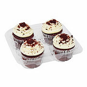 H-E-B Bakery White Cupcake Flower Pot with Buttercream Frosting, Floral Designs Vary
