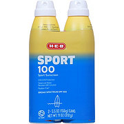 H-E-B Sport Broad Spectrum Sunscreen Spray – SPF 100