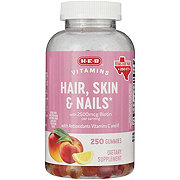 H-E-B Vitamins Hair Skin & Nails Gummies Texas-Size Pack