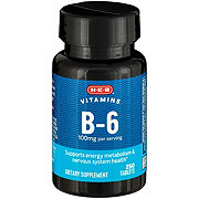 H-E-B B-6 Dietary Supplement Tablets - 100 mg