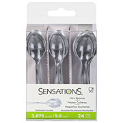 Creative Converting Sensations Reusable Mini Spoons - Metallic