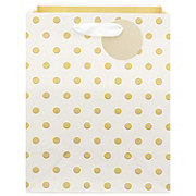 IG Design Gold Dots Paper Gift Bag