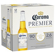 Corona Premier Mexican Lager Import Light Beer 12 oz Bottles, 12 pk