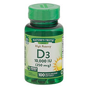 Nature's Truth Vitamin D3 Softgels - 10,000 IU