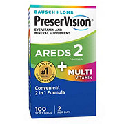 Bausch & Lomb PreserVision AREDS 2 Formula + MultiVitamin Softgels