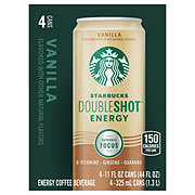 Starbucks Double Shot Energy Vanilla 11 oz Cans