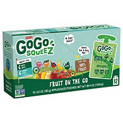 GoGo squeeZ Applesauce Pouches Variety Pack (Apple Apple, Gimme Five)