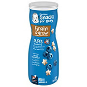 Gerber Snacks for Baby Grain & Grow Puffs - Blueberry