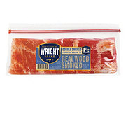 Wright Brand Real Wood Double Smoked Thick Cut Bacon