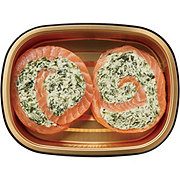 Meal Simple by H-E-B Spinach & Feta Stuffed Atlantic Salmon Pinwheels